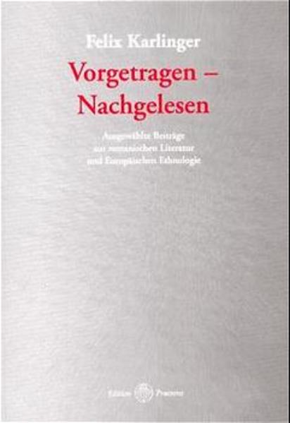Vorgetragen - Nachgelesen