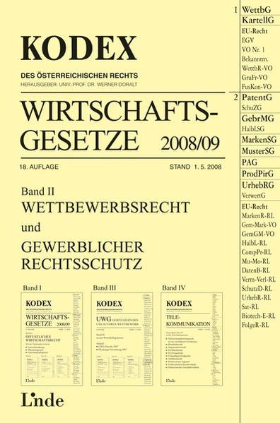 Kodex Wirtschaftsgesetze, Band II