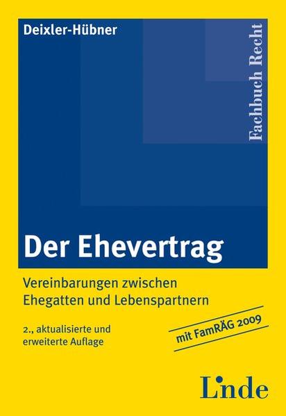 Der Ehevertrag