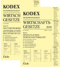 KODEX Wirtschaftsgesetze Band I+II