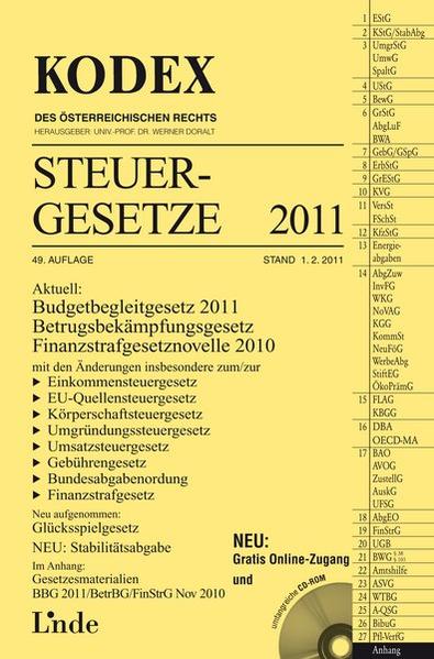 KODEX Steuergesetze 2011