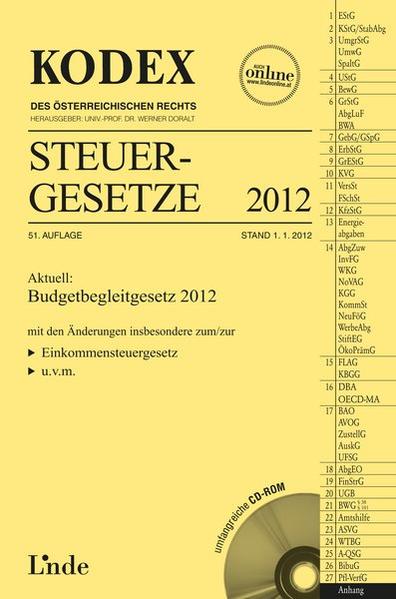 KODEX Steuergesetze 2012