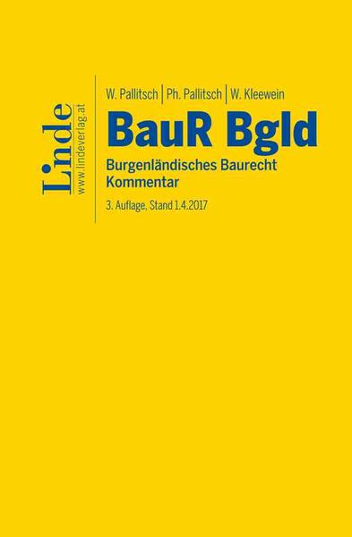 BauR Bgld. | Burgenländisches Baurecht