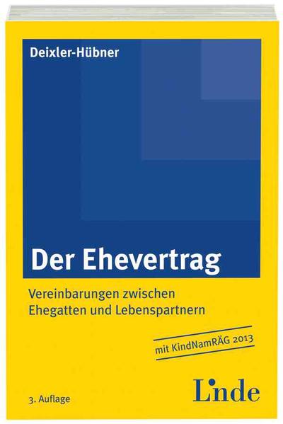 Der Ehevertrag