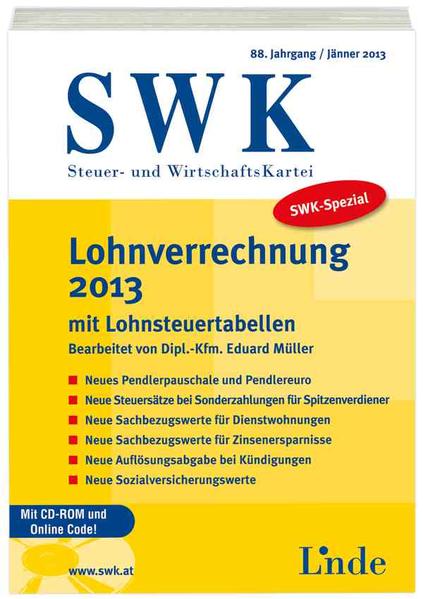 SWK-Spezial Lohnverrechnung 2013