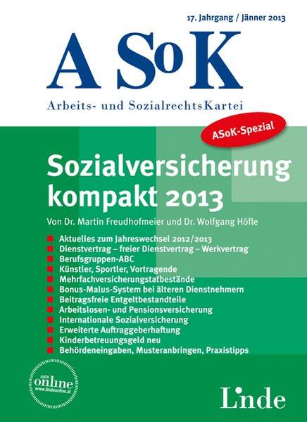 ASoK-Spezial Sozialversicherung kompakt 2013