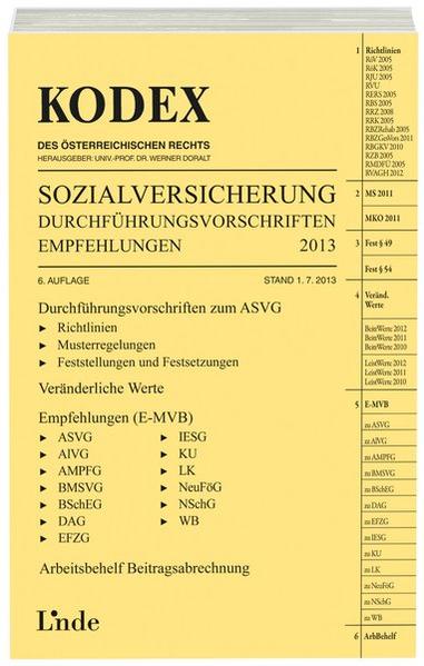 KODEX Sozialversicherung 2013/14, Band III