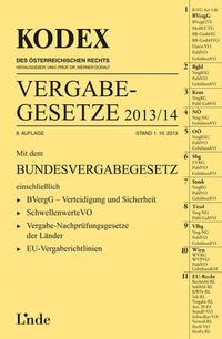 KODEX Vergabegesetze 2013/14