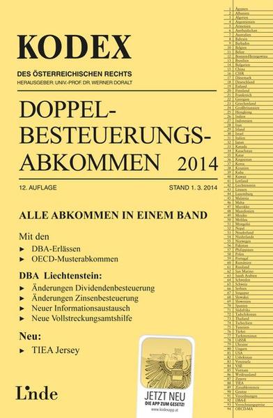 KODEX Doppelbesteuerungsabkommen 2014