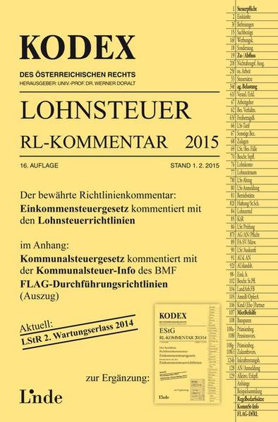 KODEX Lohnsteuer Richtlinien-Kommentar 2015