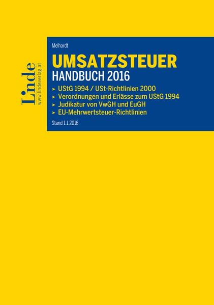 Umsatzsteuer-Handbuch 2016