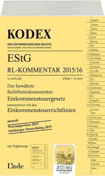 KODEX EStG Richtlinien-Kommentar 2015/16
