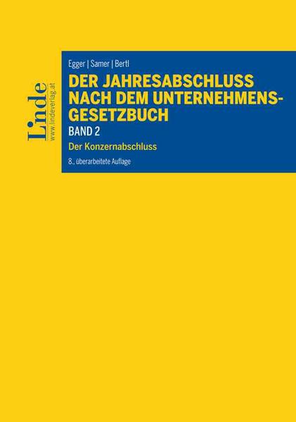 Der Jahresabschluss nach dem Unternehmensgesetzbuch, Band 2