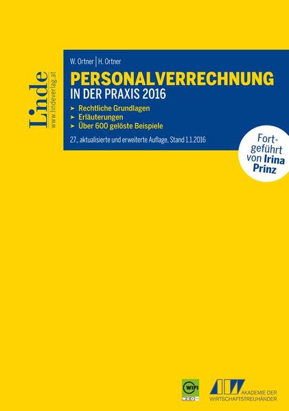 Personalverrechnung in der Praxis 2016