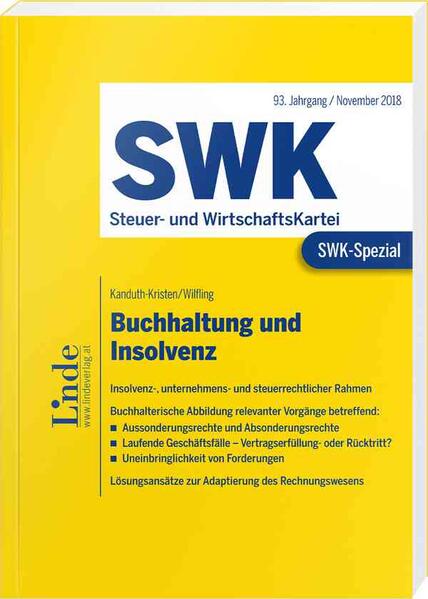 SWK-Spezial Buchhaltung und Insolvenz