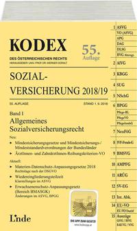KODEX Sozialversicherung 2018/19, Band I