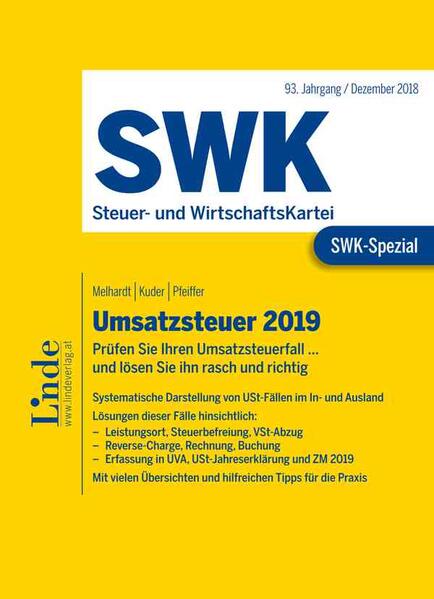 SWK-Spezial Umsatzsteuer 2019