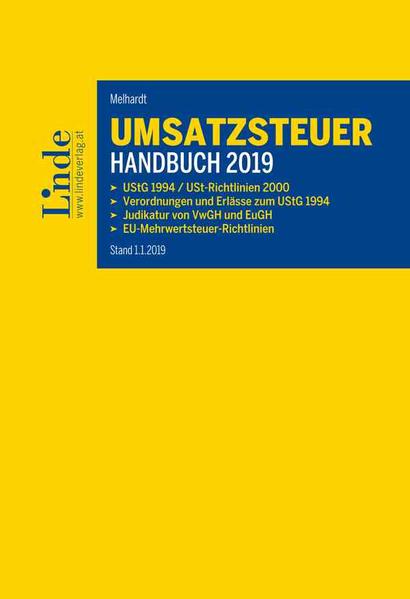 Umsatzsteuer-Handbuch 2019