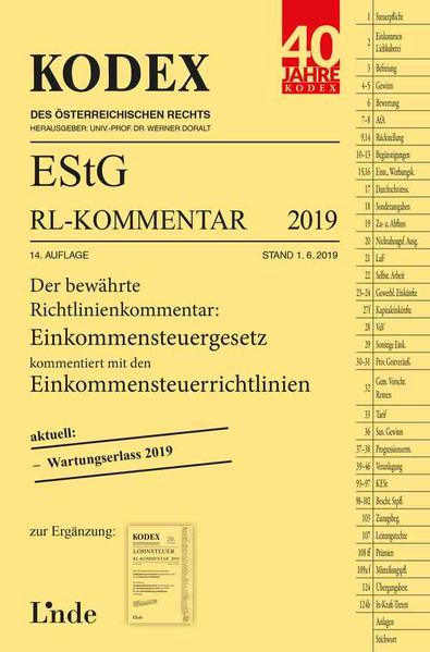 KODEX EStG Richtlinien-Kommentar 2019