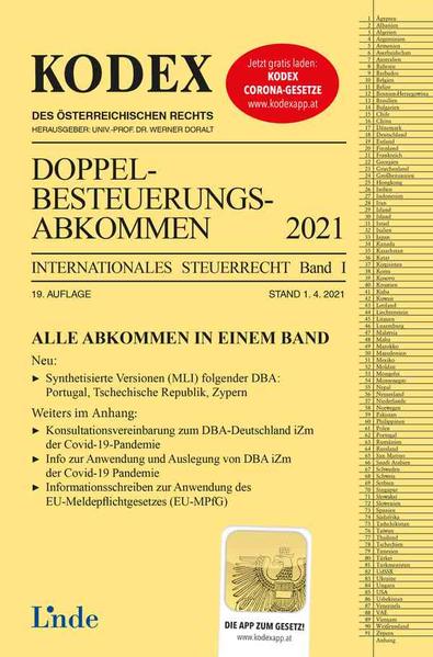 KODEX Doppelbesteuerungsabkommen 2021