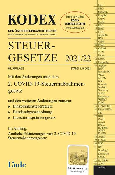 KODEX Steuergesetze 2021/22