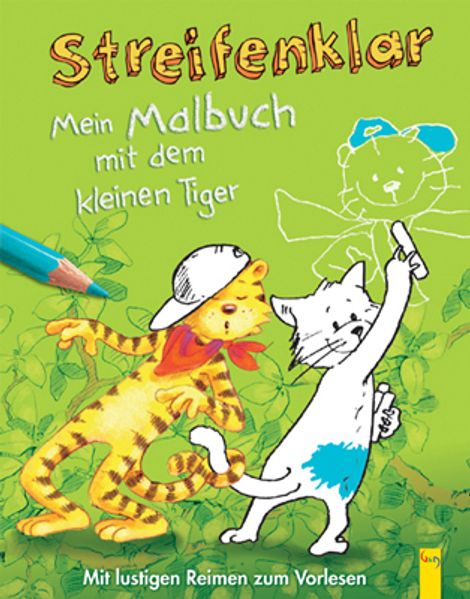 Streifenklar - Mein Malbuch mit dem kleinen Tiger