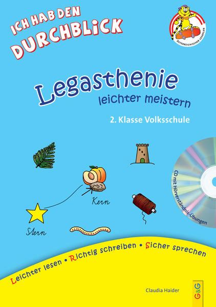 Legasthenie leichter meistern - 2. Klasse Volksschule mit CD
