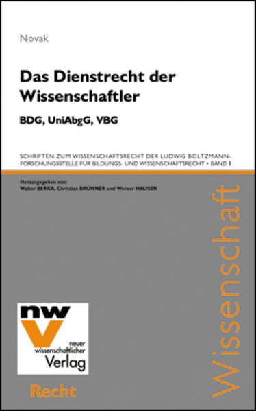 Das Dienstrecht der Wissenschaftler
