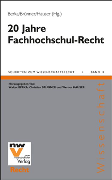 20 Jahre Fachhochschul-Recht