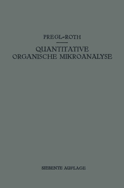 Quantitative Organische Mikroanalyse