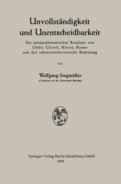 Unvollständigkeit und Unentscheidbarkeit