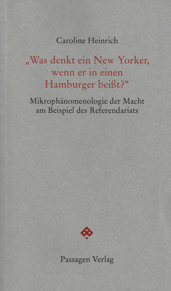 "Was denkt ein New Yorker, wenn er in einen Hamburger beißt?"
