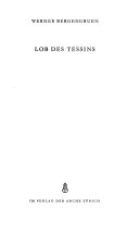 Lob des Tessins