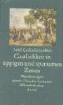 Gastlichkeit in üppigen und sparsamen Zeiten