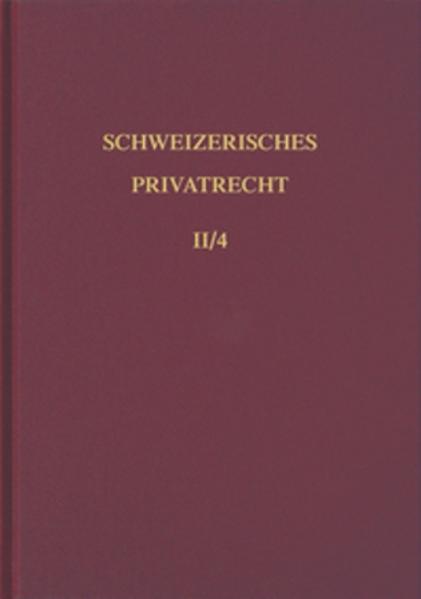 Bd. II/4: Einleitung und Personenrecht. Vierter Teilband