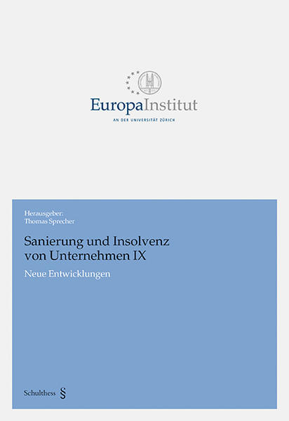 Sanierung und Insolvenz von Unternehmen IX