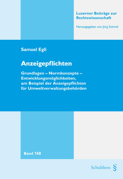 Anzeigepflichten