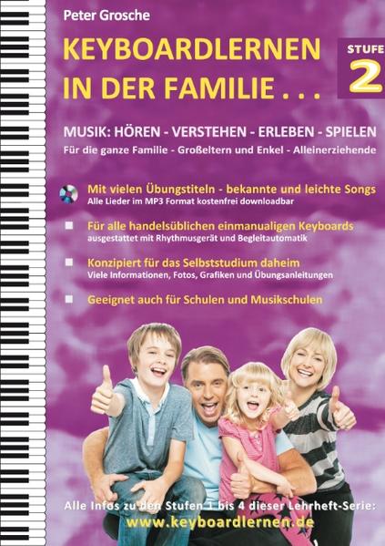 Keyboardlernen in der Familie - Stufe 2