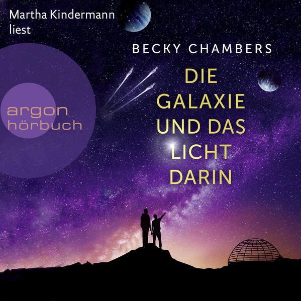 Die Galaxie und das Licht darin