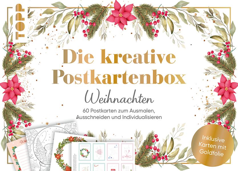 Die kreative Postkartenbox: Weihnachten.