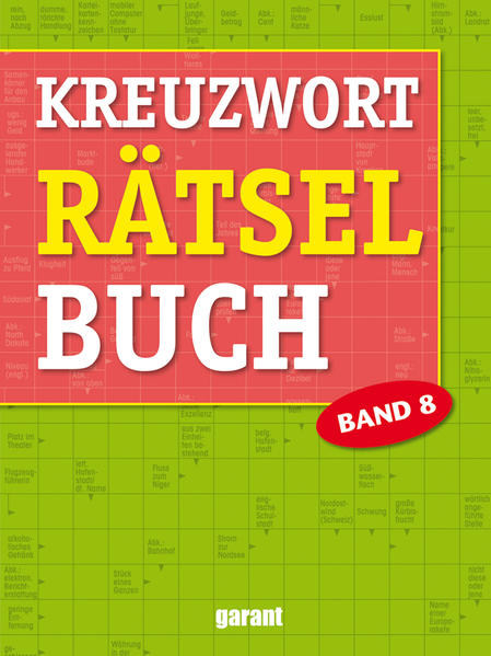 Kreuzworträtselbuch Band 8
