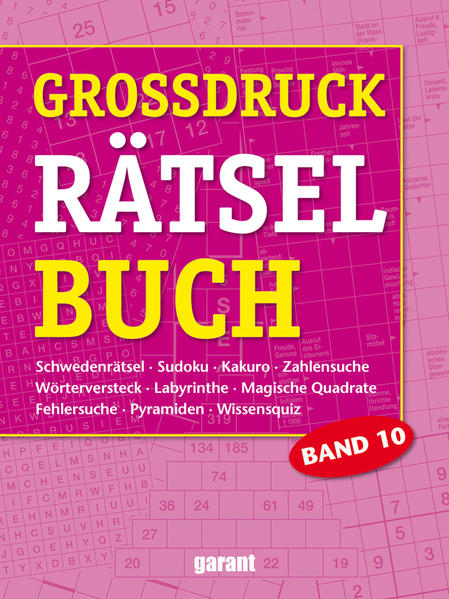 Grossdruck Rätselbuch Band 10