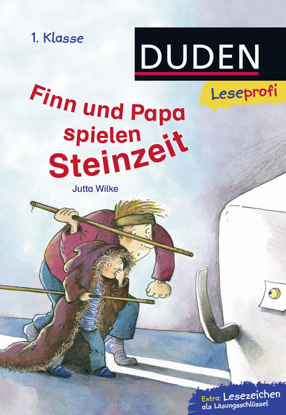 Duden Leseprofi – Finn und Papa spielen Steinzeit, 1. Klasse