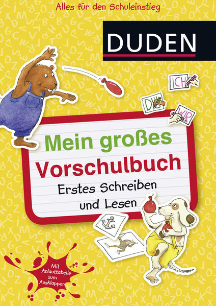 Duden: Mein großes Vorschulbuch: Erstes Schreiben und Lesen