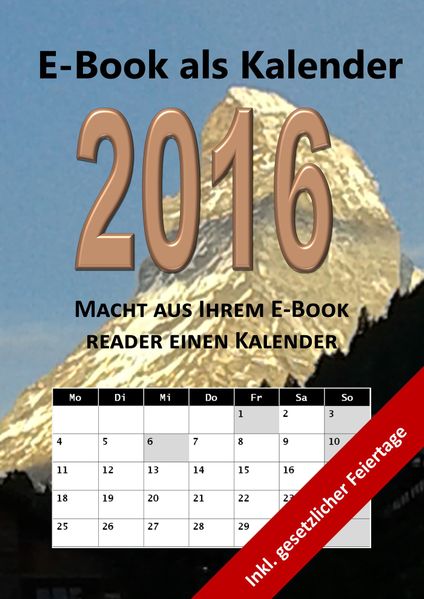 E-Book als Kalender 2016