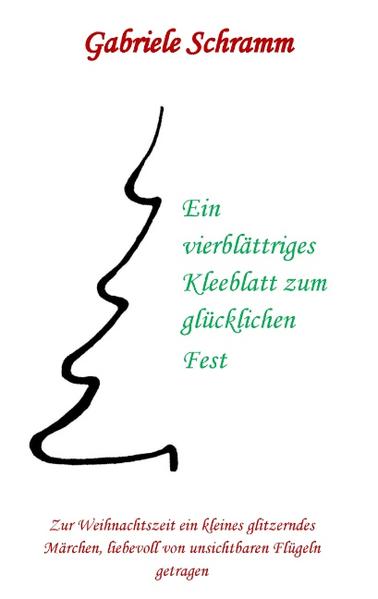 Ein vierblättriges Kleeblatt zum glücklichen Fest