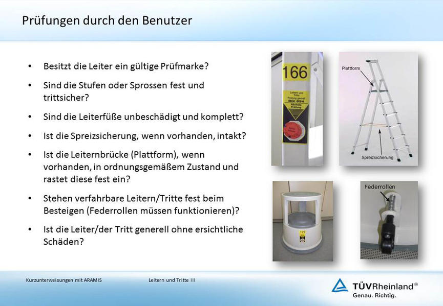 Leitern und Tritte III (E-Book, PDF)