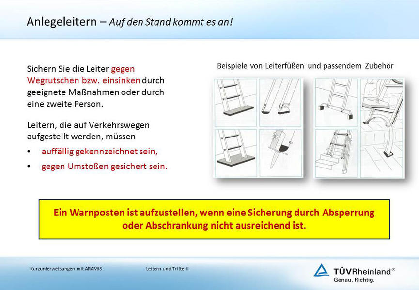 Leitern und Tritte II (E-Book, PDF)