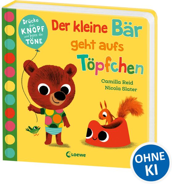 Der kleine Bär geht aufs Töpfchen