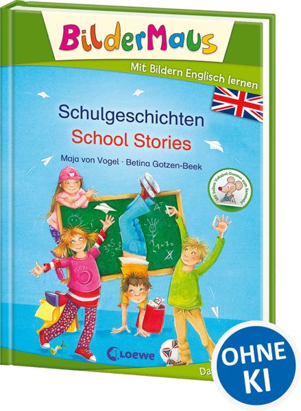 Bildermaus - Mit Bildern Englisch lernen - Schulgeschichten - School Stories